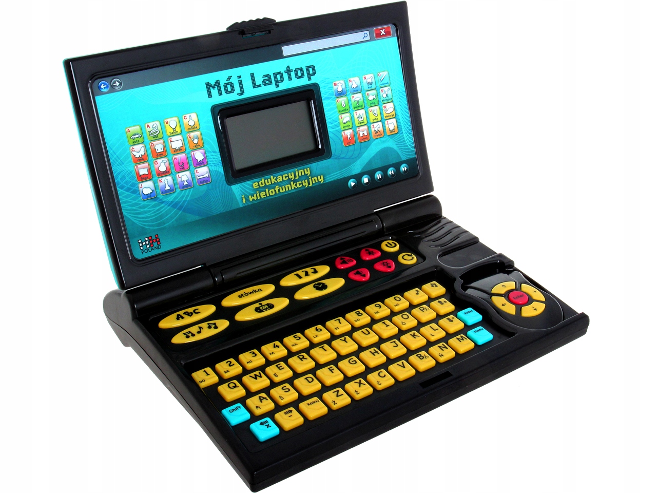 LAPTOP EDUKACYJNY 50 PROGRAMÓW MÓWI PO POLSKU Głębokość produktu 20 cm