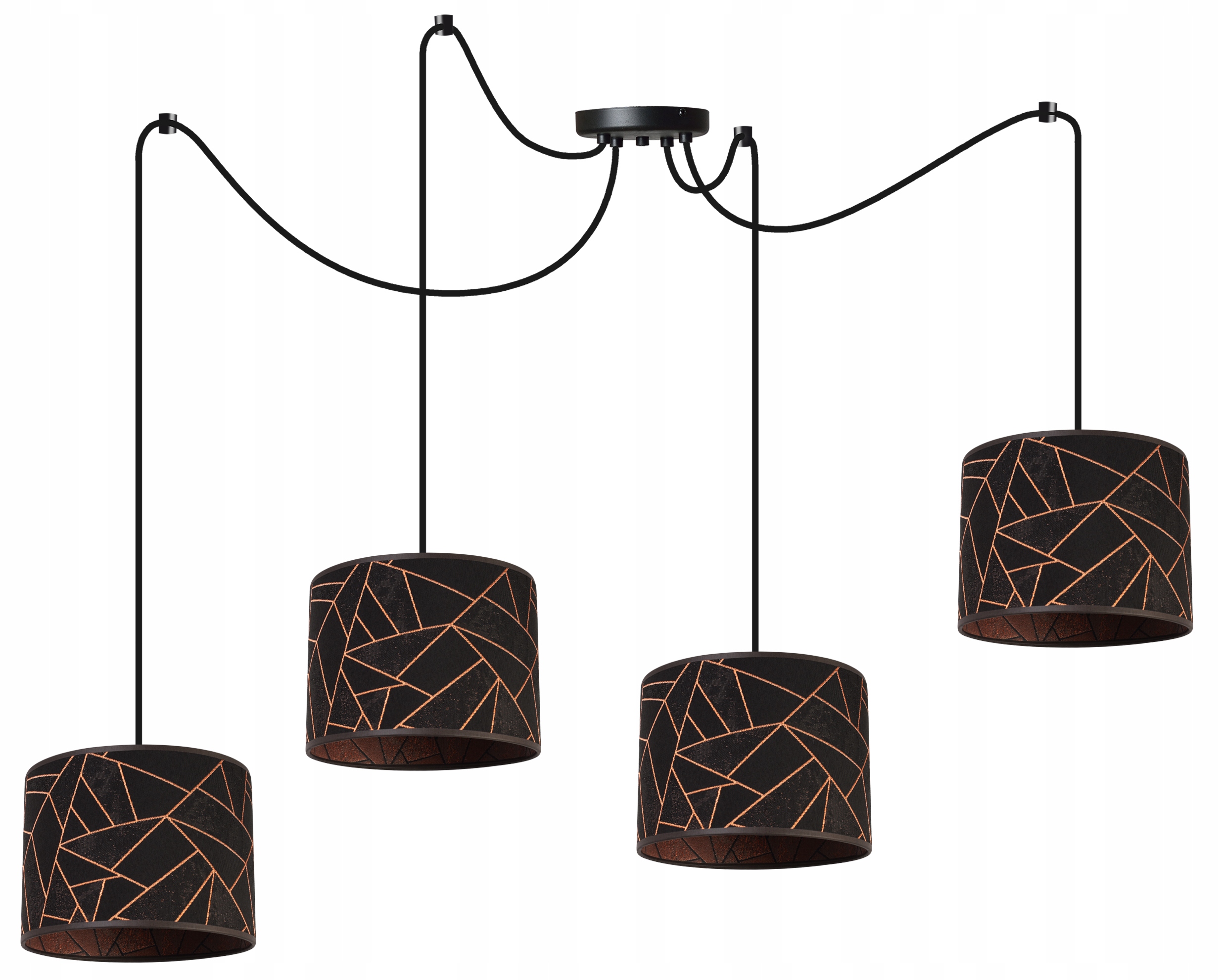 Závěsné Stropní Svítidlo Stínidlo Pavouk Měď Nad Stůl Do Loftového Obývacího Pokoje