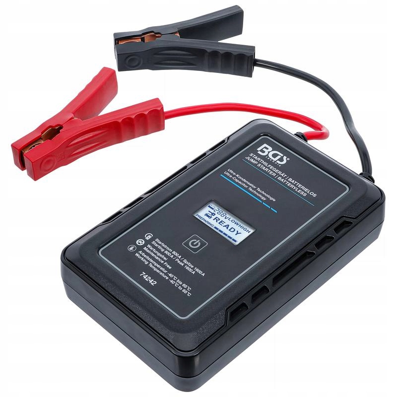 Zariadenie na podporu štartovania bez akumulátora 12 V 800 A 1600 A, Bgs