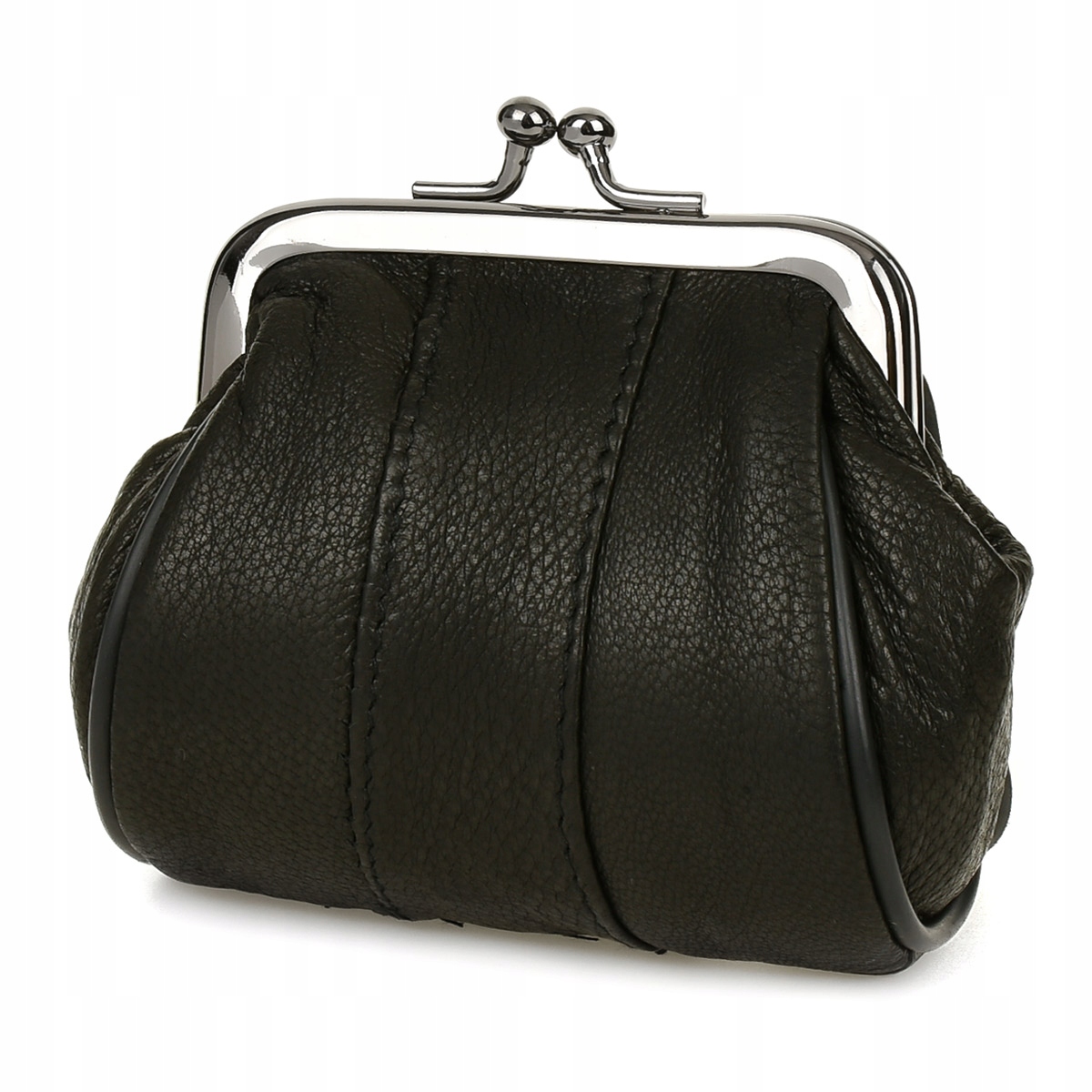 

Mała portmonetka damska skórzana pojemna bigiel