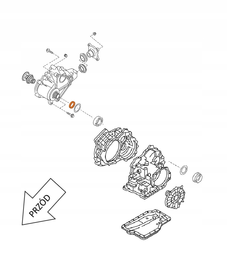 AW2127238 - SEAL SIMMERING THE REDUCER LEFT MAZDA CX-9