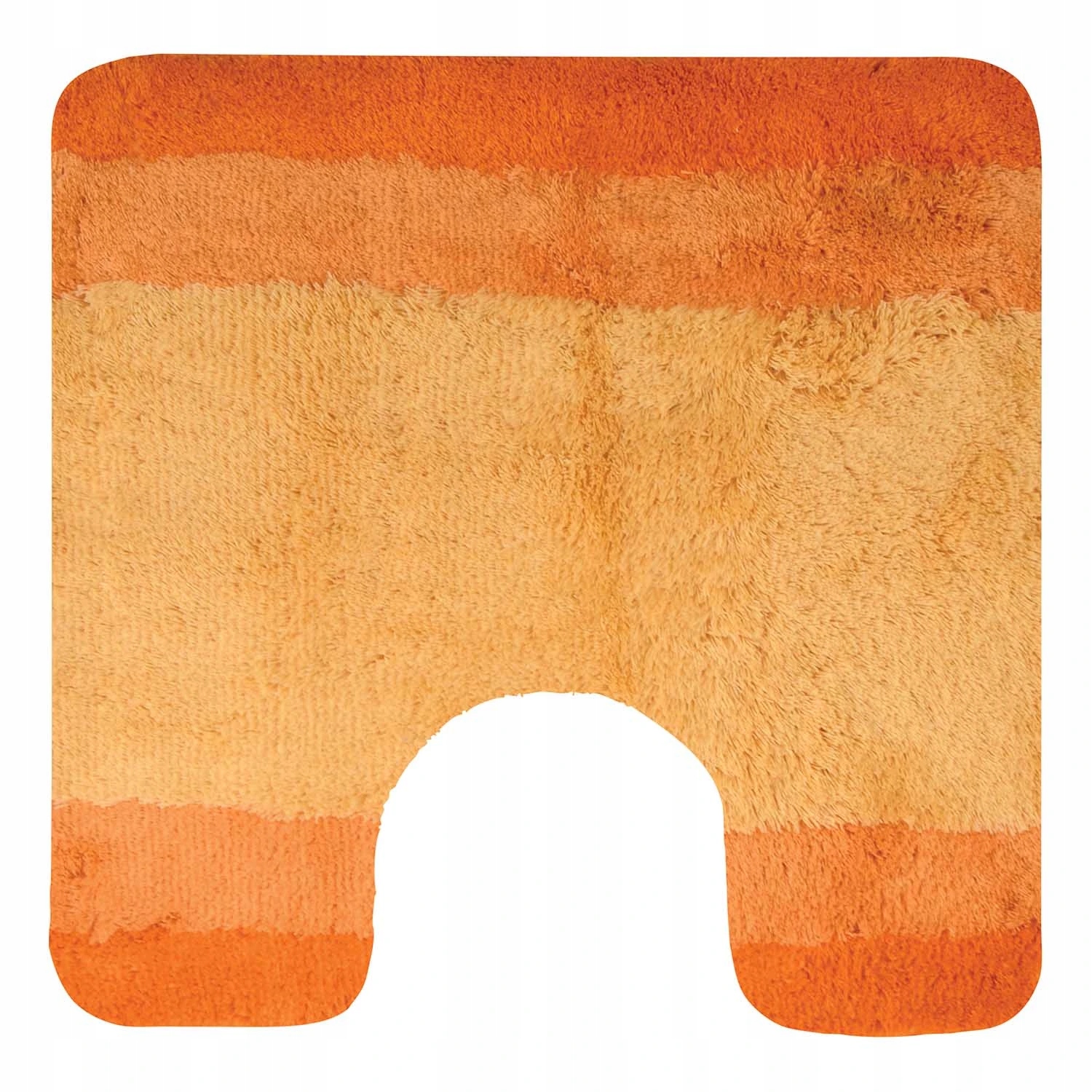 Spirella koupelnová Wc předložka Balance, oranžová, polyester, 55 x 55 cm