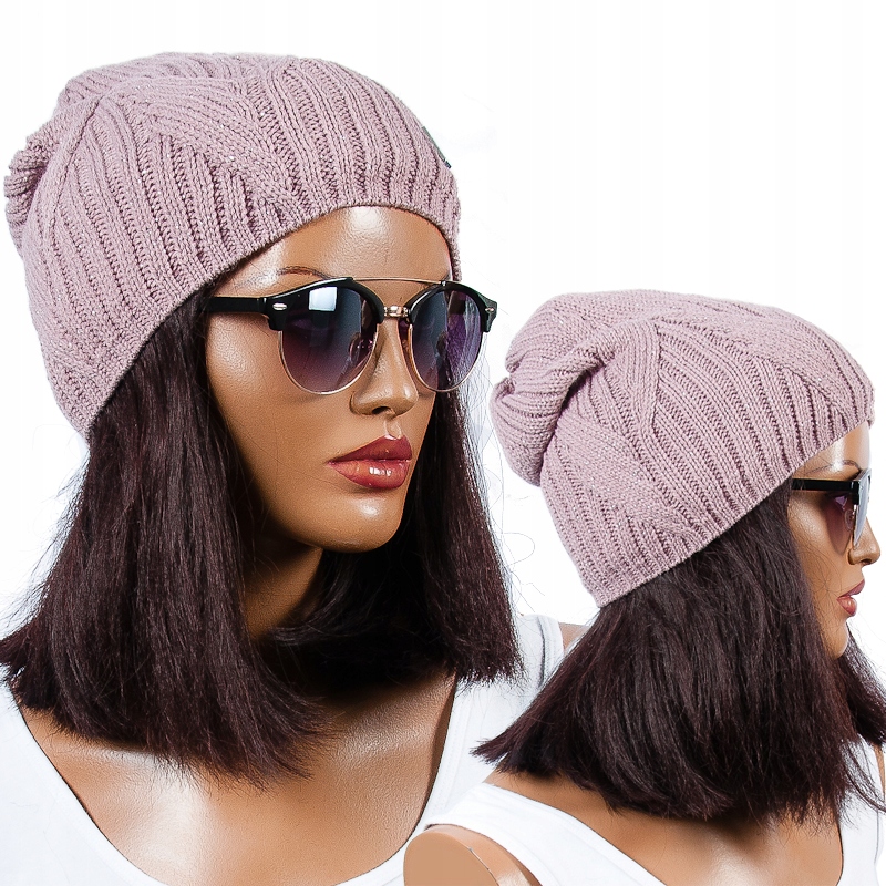 

Beanie Hat Klasyczna Czapka Damska Ciepła 10 Kolor