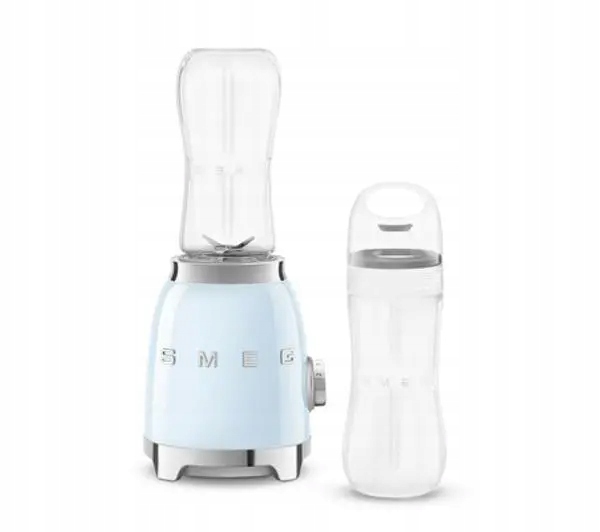 Blender kielichowy Smeg PBF01PBEU 300W 2 Butelki Niebieski do Miksowania