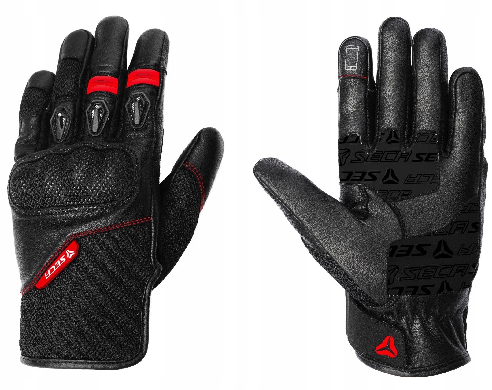 

Seca Axis Mesh Red Rękawice motocyklowe