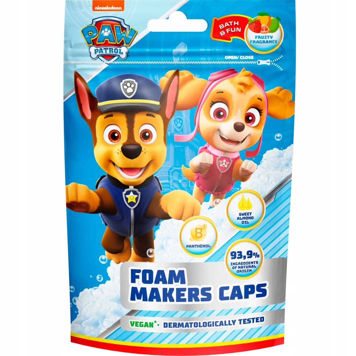 PSI PAW PATROL PIANOTWORY DO KĄPIELI DLA DZIECI FOAM MAKERS CAPS