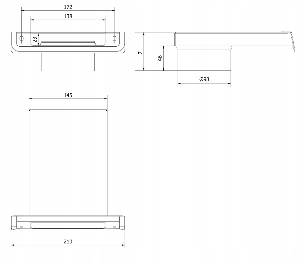 DOLOT DOPROWADZENIE POWIETRZA Z ZEWNĄTRZ SPALANIA Marka Kratki