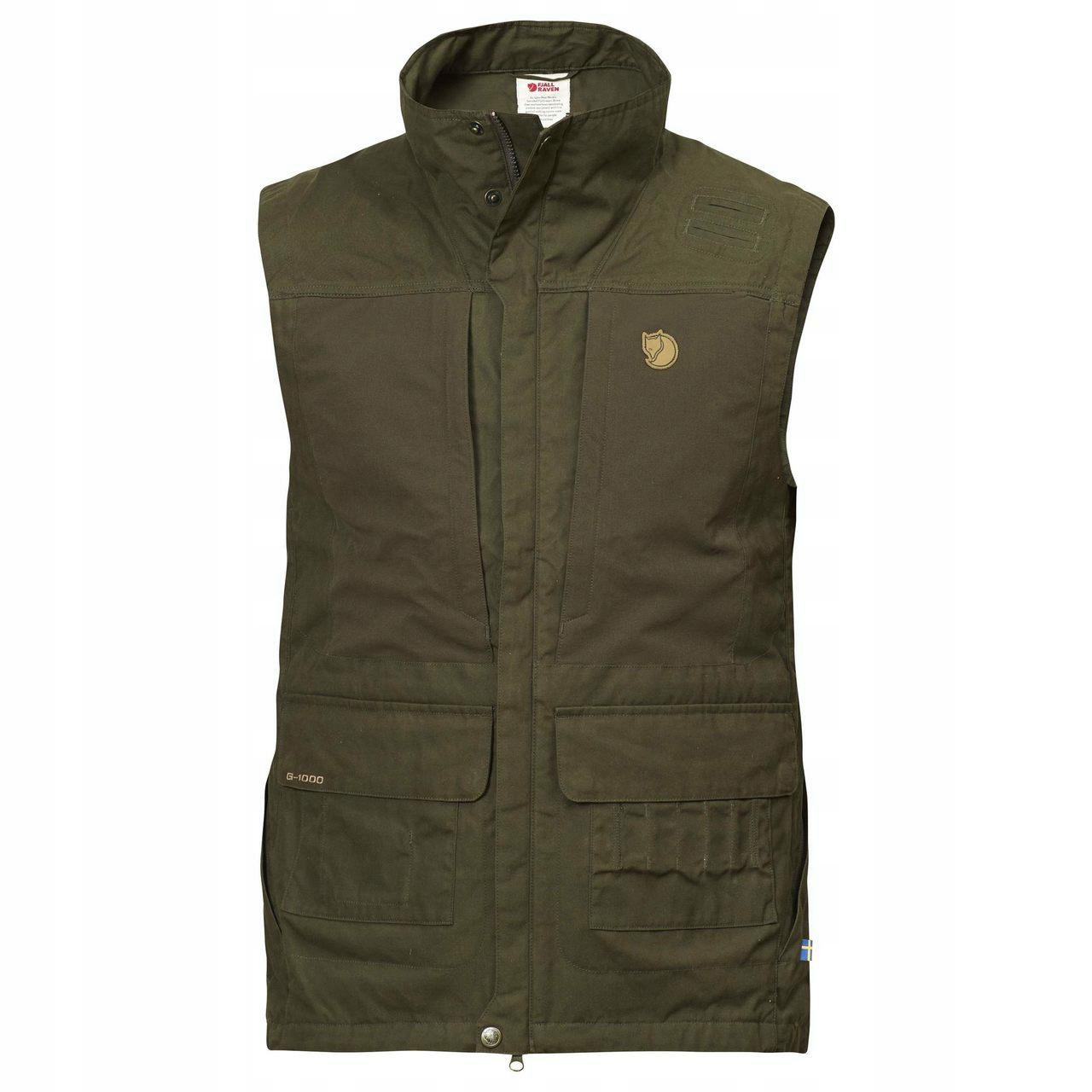 Lovecká vesta Fjallraven Lappland G-1000 Eco Dark Olive XXL outdoorová