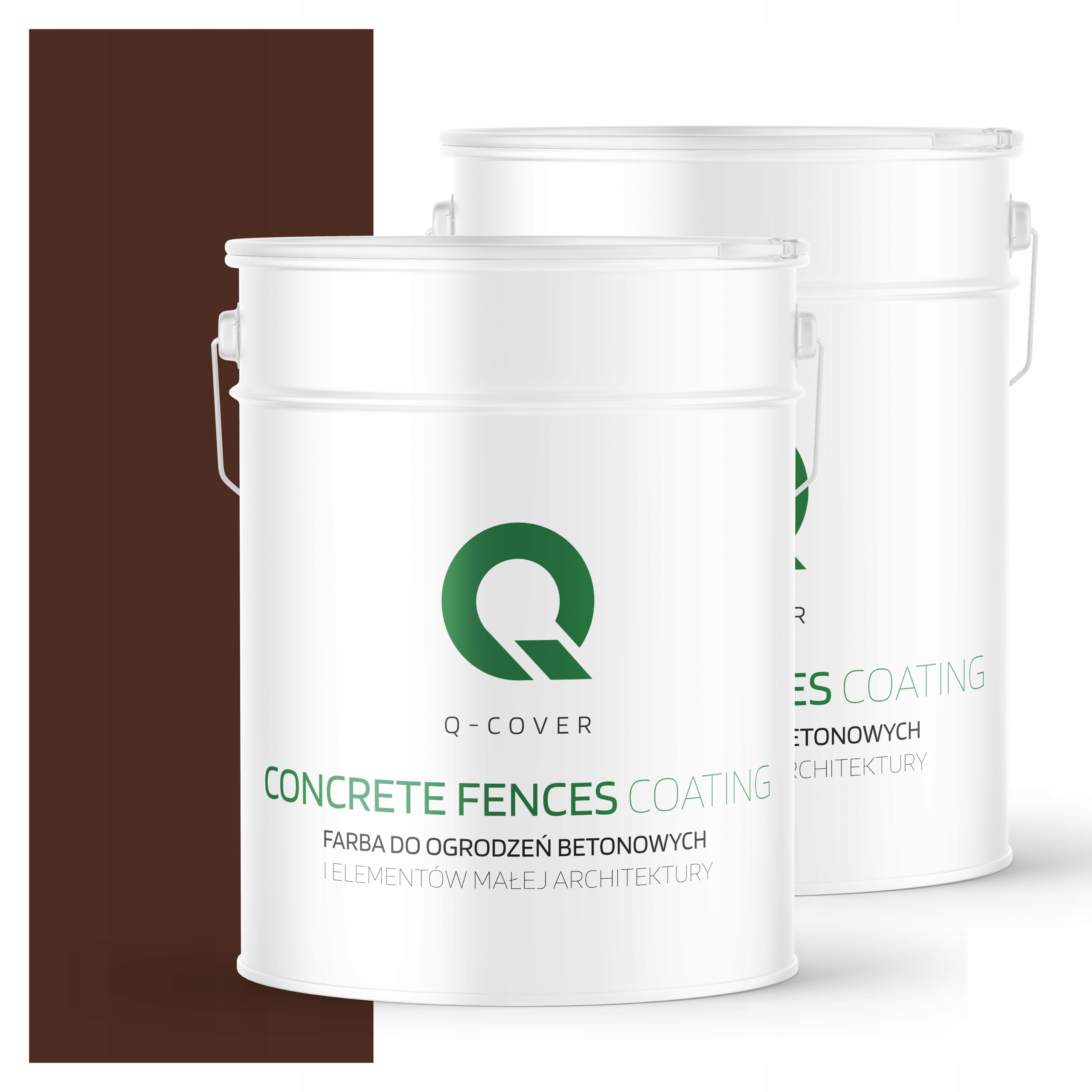 Farba Na Maľovanie Plotov A Betónových Kvetináčov Hnedá Teplá 10 L