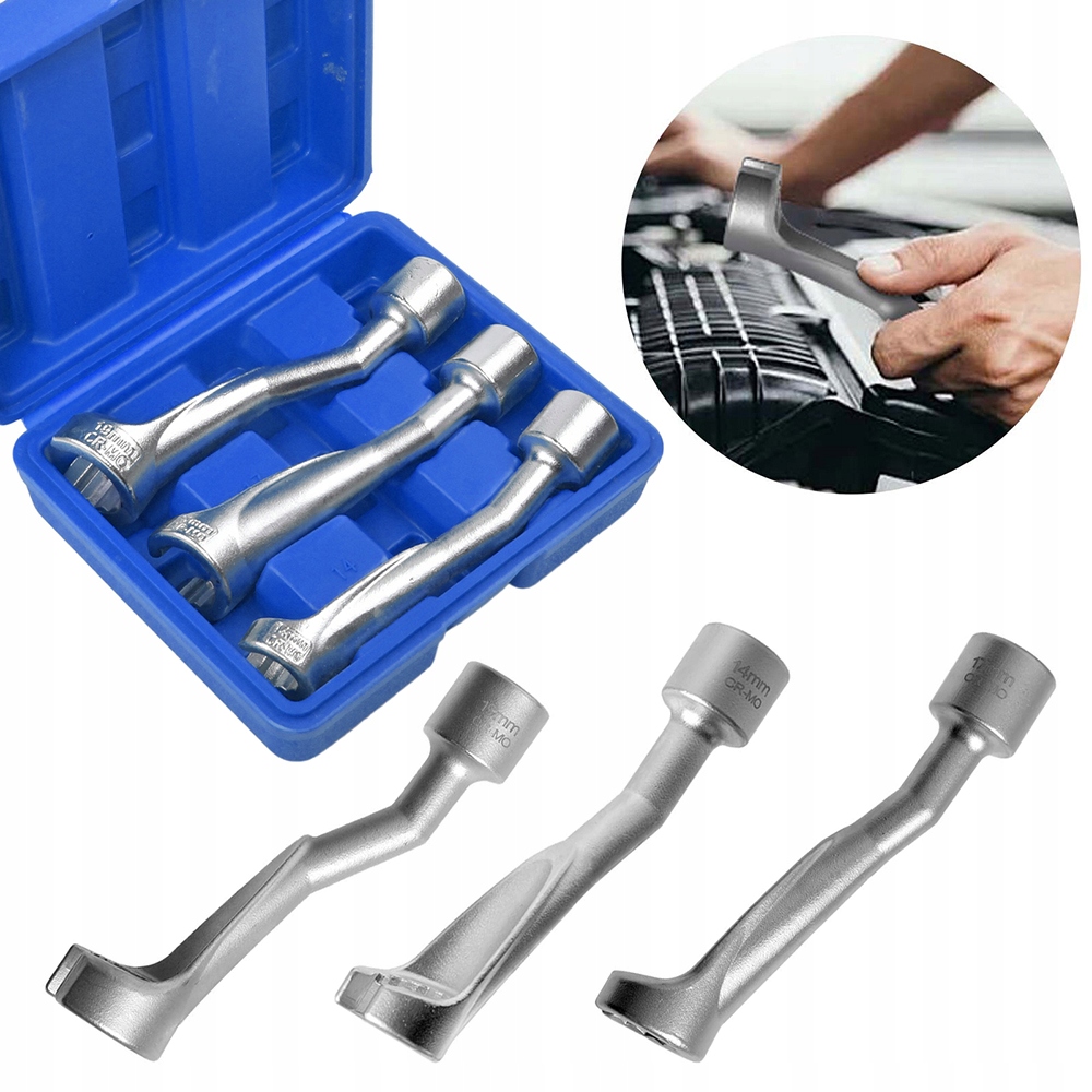 Klíče Nástavce Pro Kabely Vstřikovačů 1/2 Man Bmw 14 17 19MM pro Mercedes