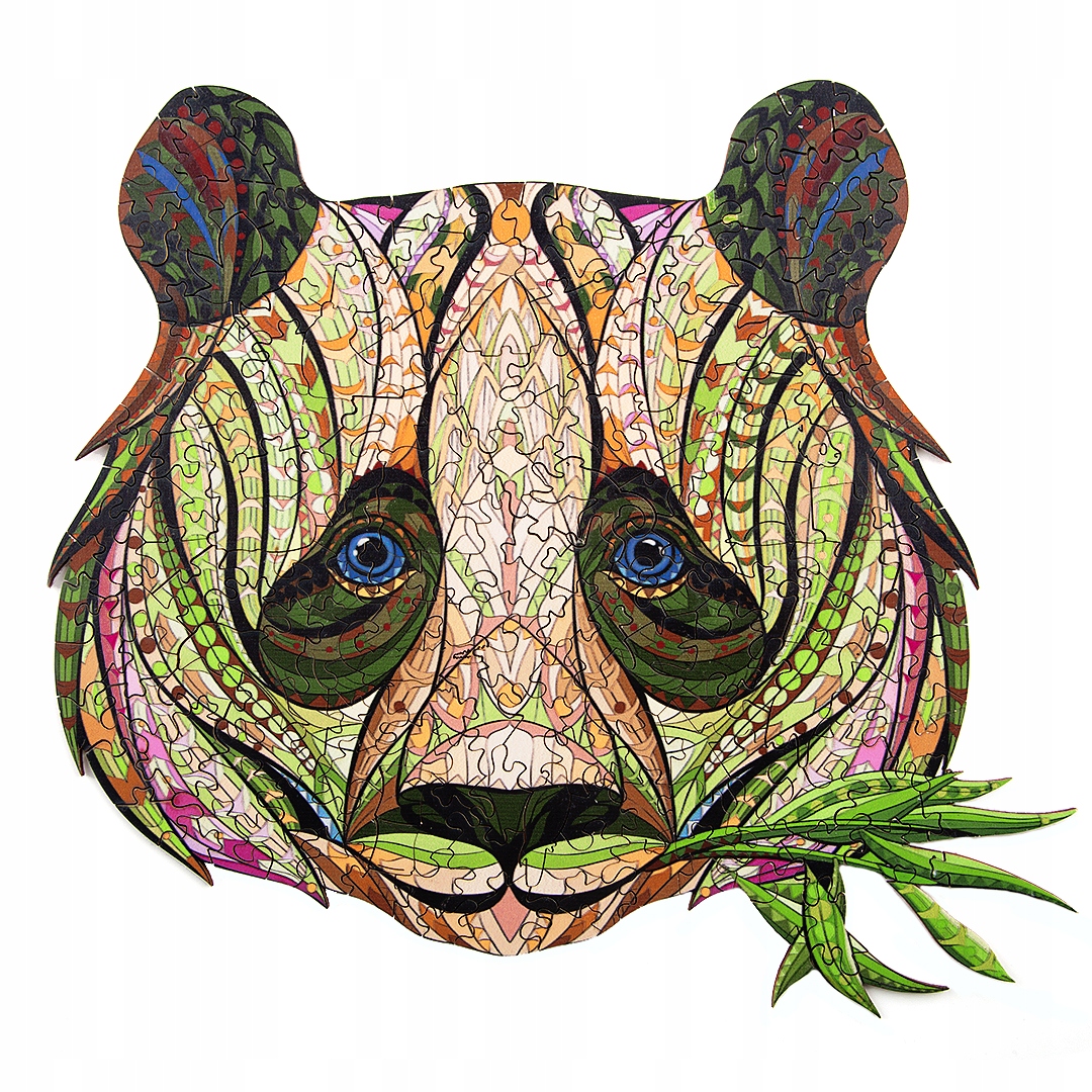 

Drewniane Puzzle Wooden Układanka Zestaw 2w1 L