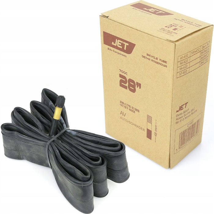 

Dętka rowerowa Jet 28x1,75-2,125 47/57-622 Av 48mm