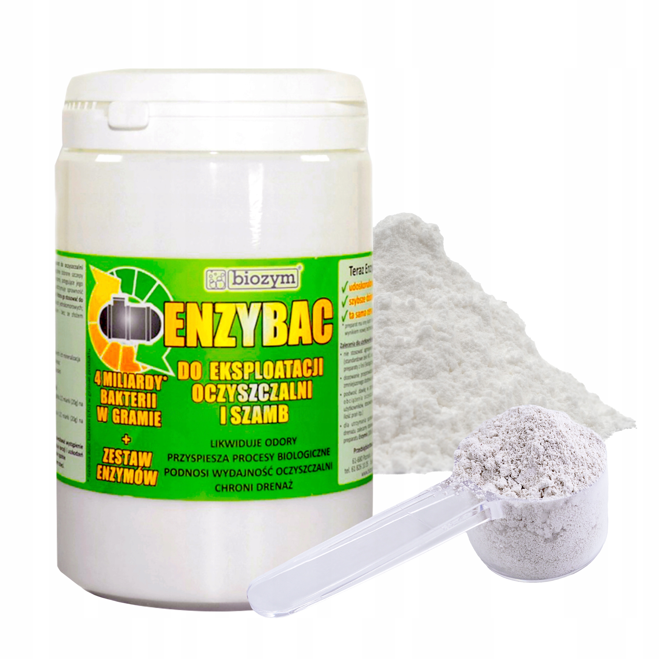 Preparat bakterie 4mld/gram preparat do oczyszczalni szamba 1kg Enzybac