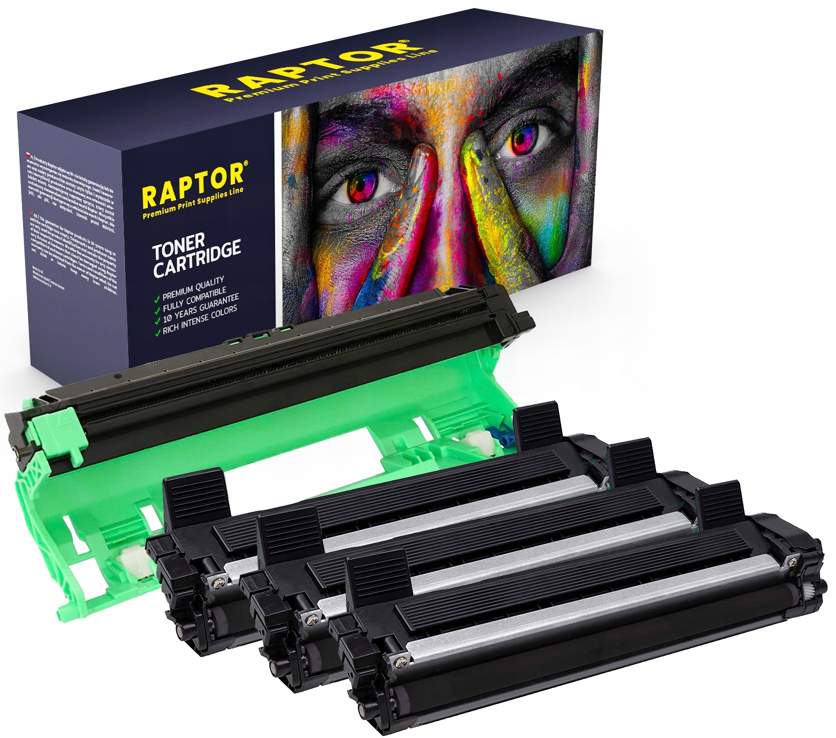 

Zestaw 3 x toner TN1090 bęben DR1090 do Brother