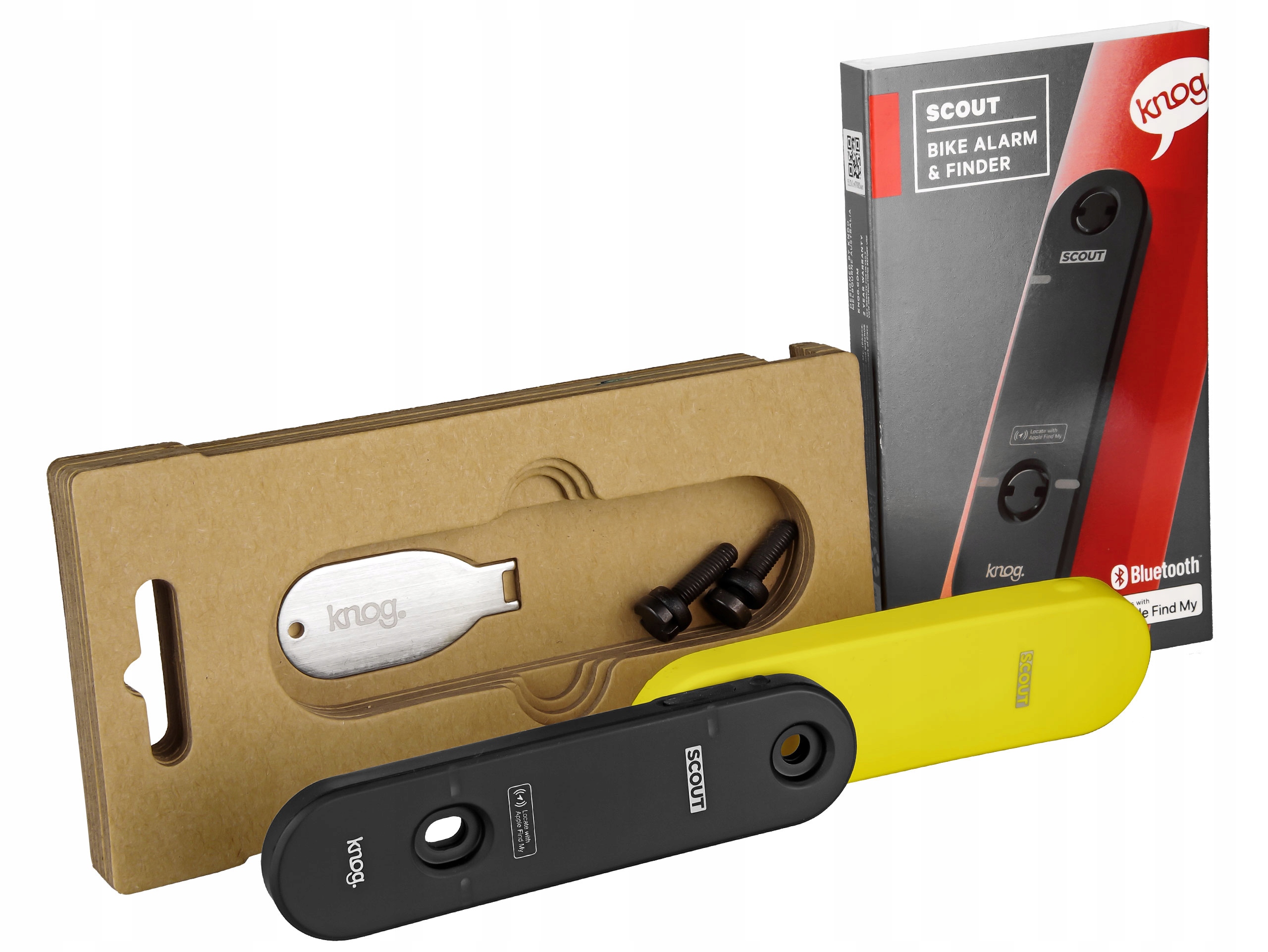 ZABEZPIECZENIE LOKALIZATOR GPS KNOG SCOUT ALARM ROWEROWY iOS Marka Knog