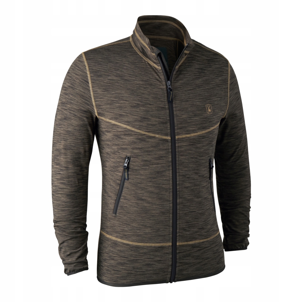 Mikina Deerhunter Norden 5479 Hnědá Melanž-XL