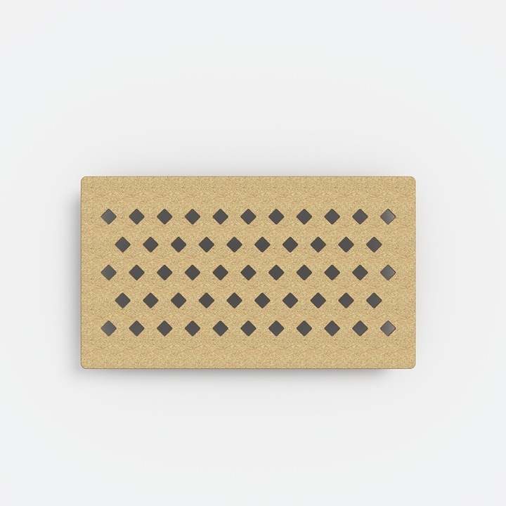 Osłona maskownica grzejnika 68x79cm M11 Surowa Materiał płyta MDF