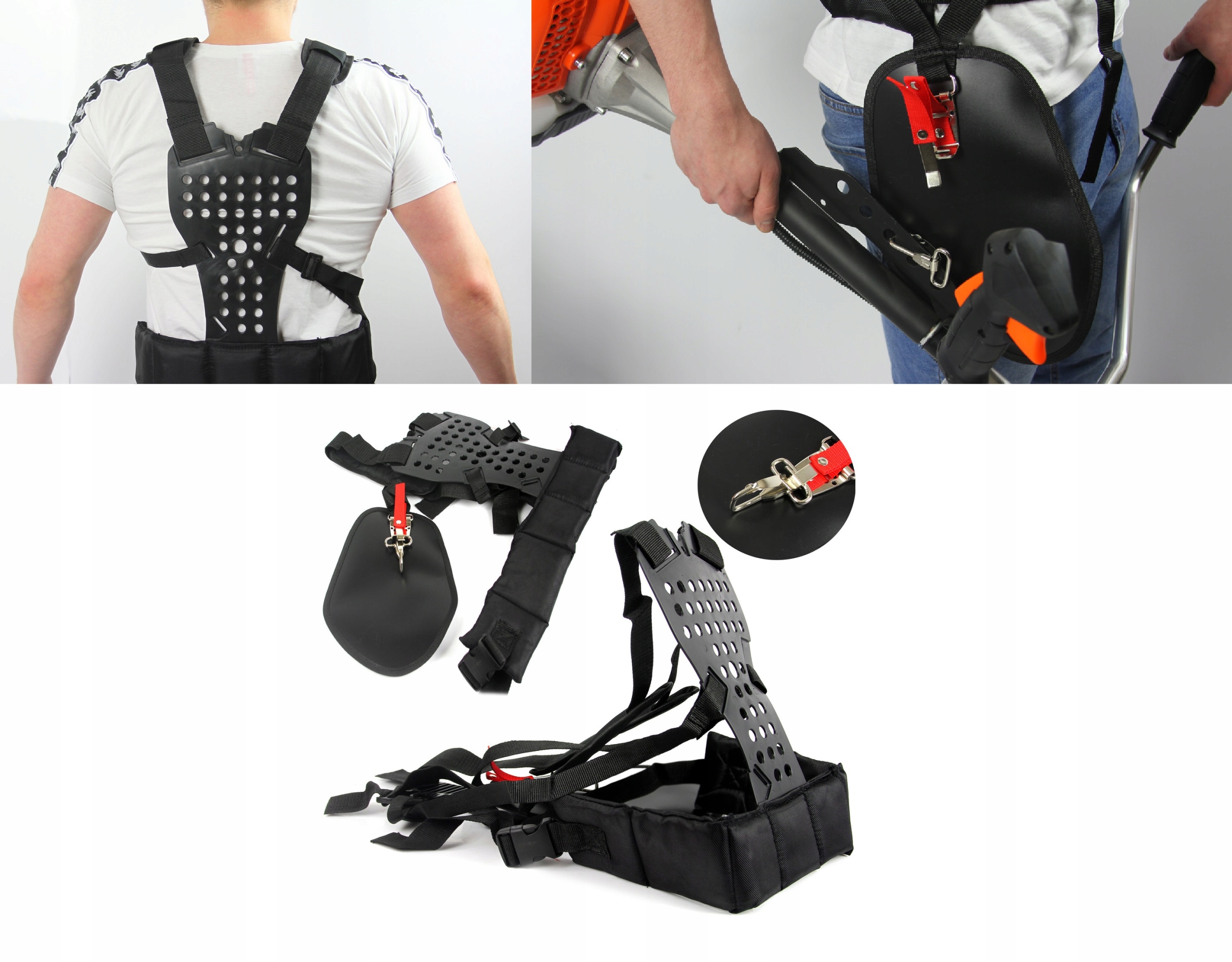 UNIWERSALNE SZELKI DO KOSY PODKASZARKI SPALINOWEJ REGULOWANE WYGODNE NAC Typ szelka do kosy