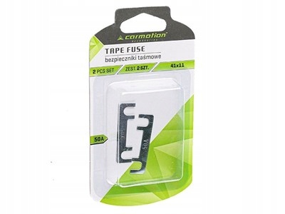 BEZPIECZNIKI TAŚMOWE 41X11 MM, 50A, 2 SZT. Marka Carmotion