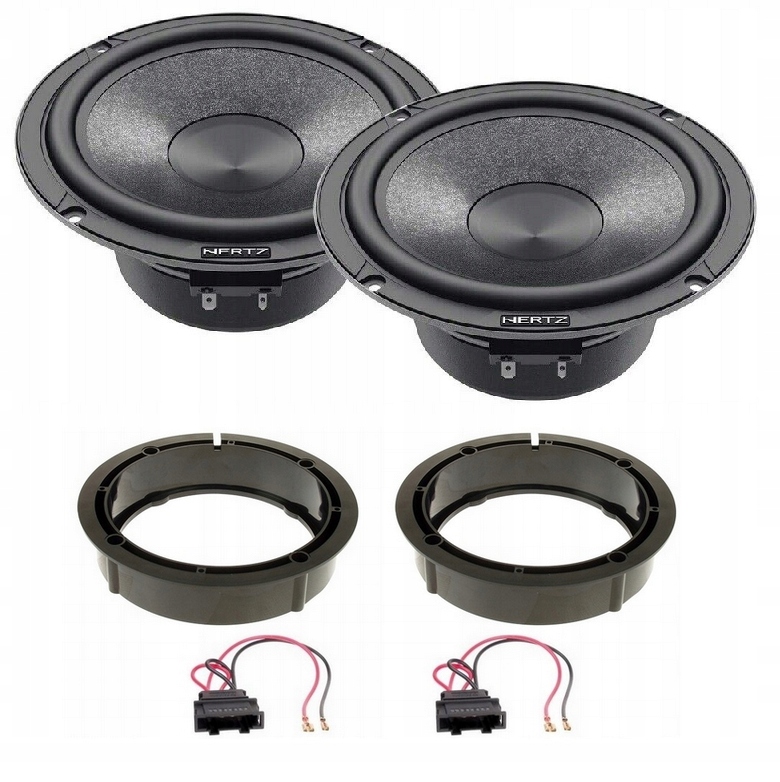 165 mm basové reproduktory Hertz Cento C 165 Vw Golf 4 IV 5 Polo Passat B3 Bora