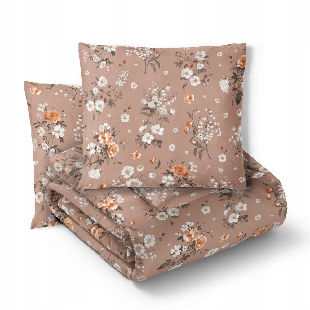 Sada Povlečení 160x200 2x70x80, 100% Bavlna, 140 g/m2, vzor: Konvalinky