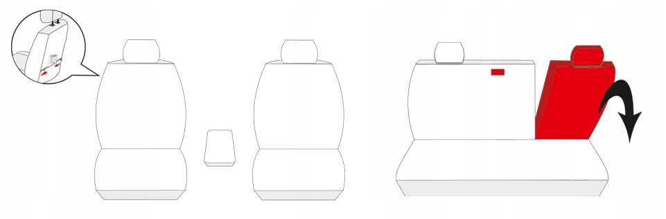 Pokrowce P4 dedykowane do OPEL ASTRA 4 IV J Rodzaj Dedykowane