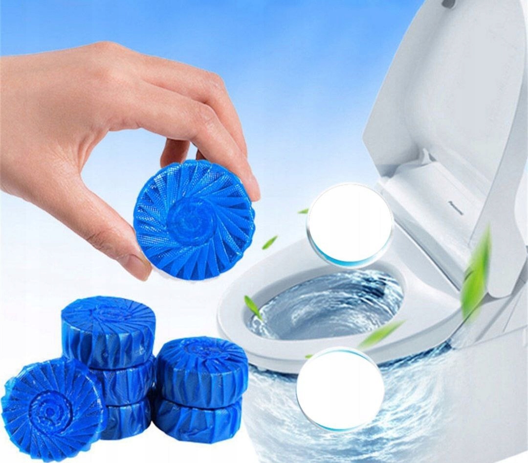 KRĄZKI KOSTKA DO WC ŁAZIENKI SPŁUCZKI SPŁUKAŃ 6szt Marka bez marki