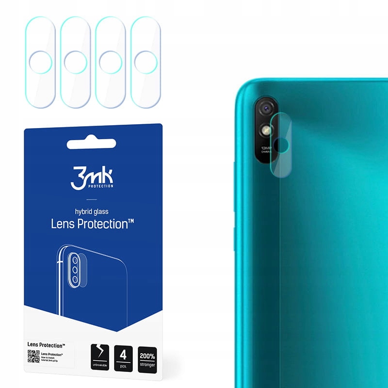 

4X Szkło Hybryda Na Aparat do Xiaomi Redmi 9A 3MK