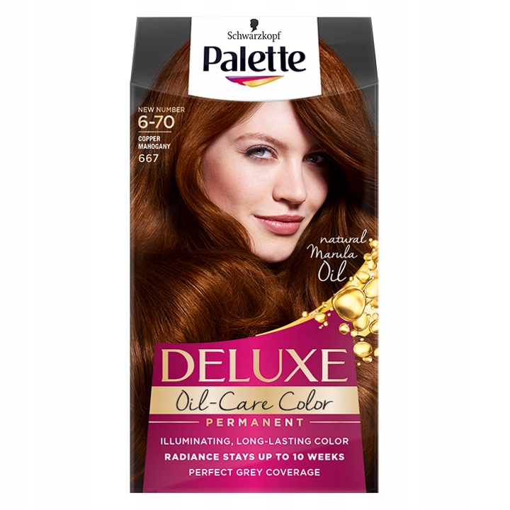 

Palette Deluxe Farba do Włosów Miedzian Mahoń 6-70