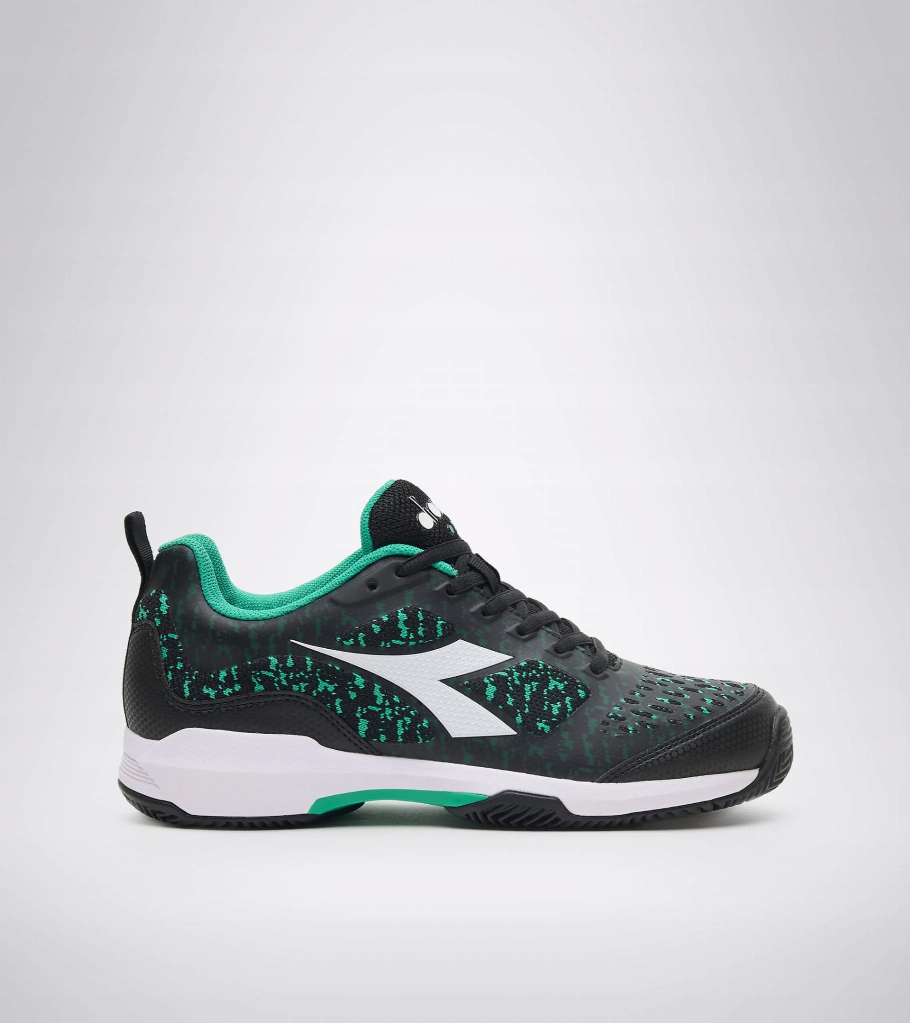 Buty tenisowe męskie Diadora S.Shot clay black/white/green 45