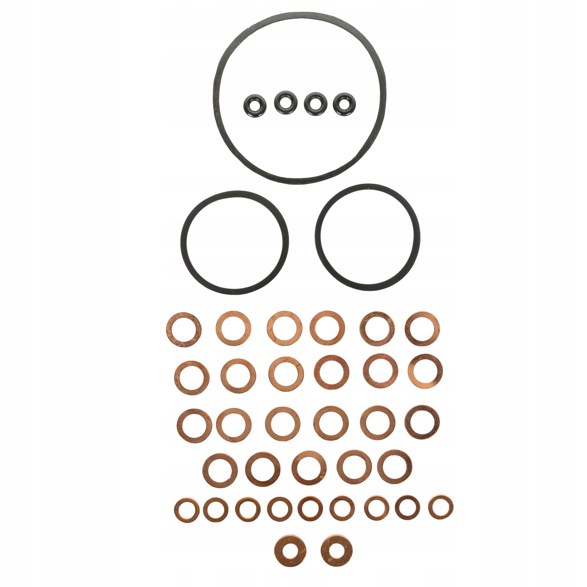 Podkładki + uszczelki simeringi paliwa do T-25