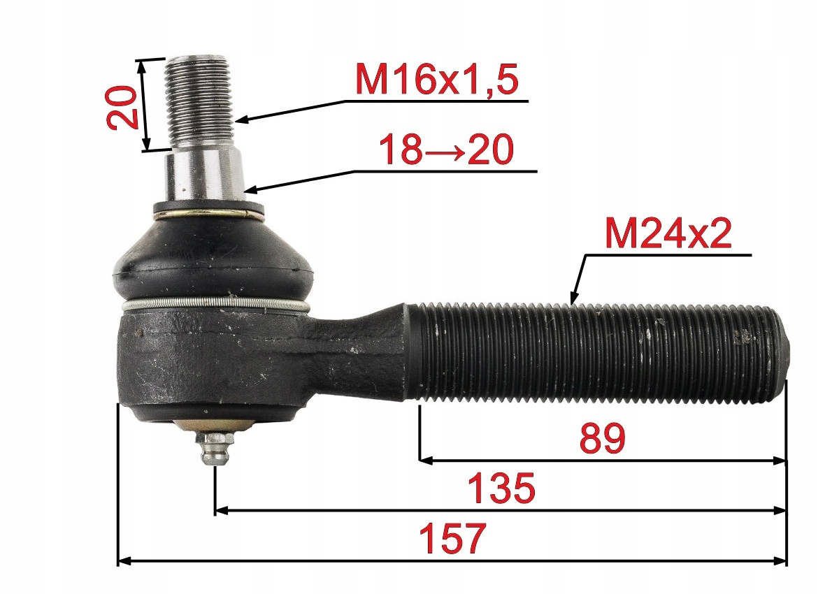 PRZEGUB KOŃCÓWKA DRĄŻKA URSUS C-360 C360 4SZT KPL Producent części Agtech