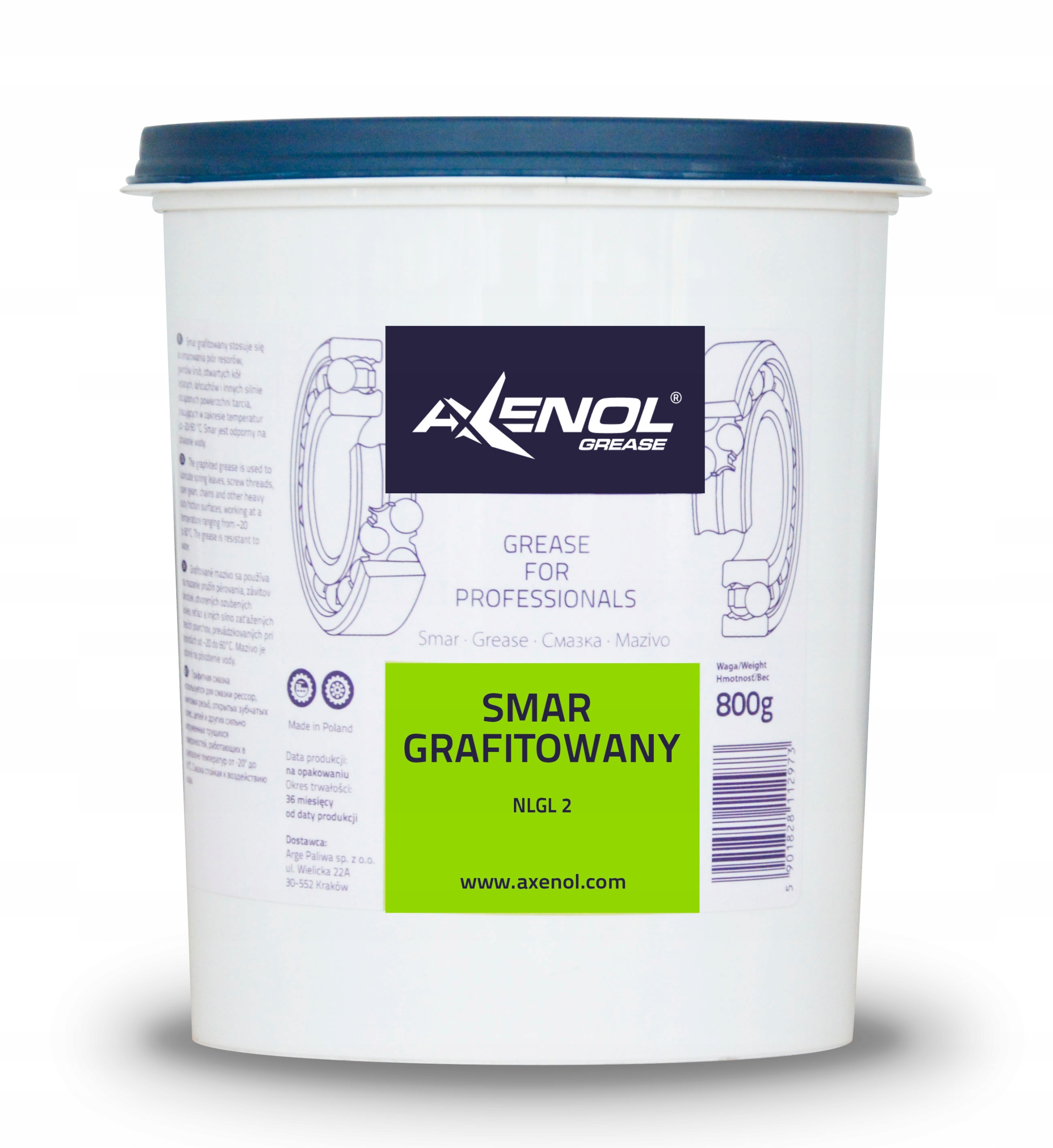 

Axenol Grease Grafitowany Smar 800G