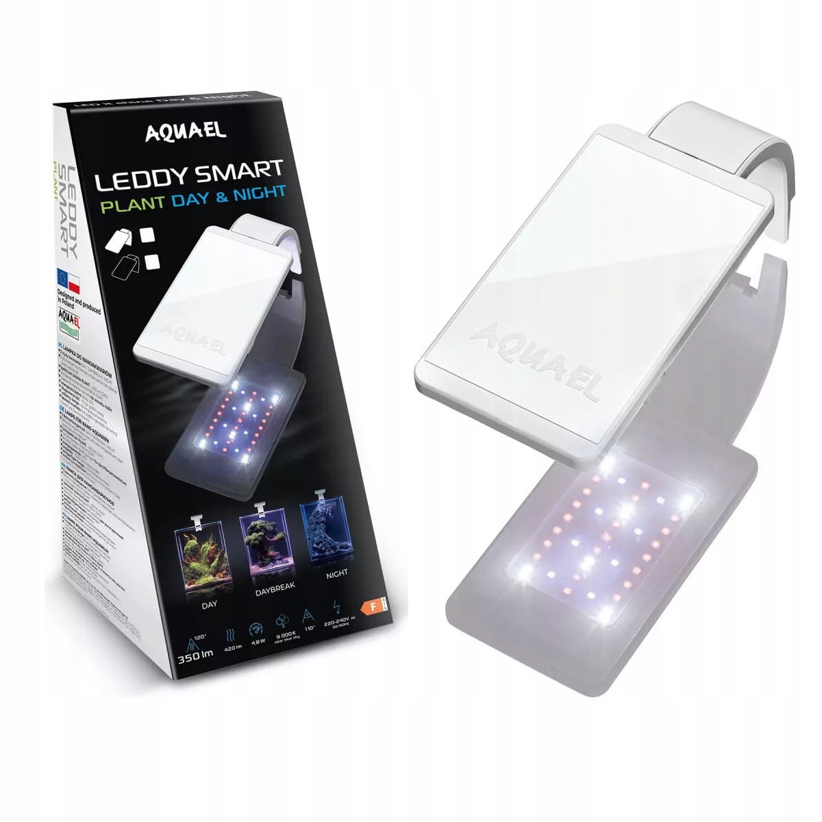 Levně Aquael Leddy Smart Plant&Night 4,8W bílá Led