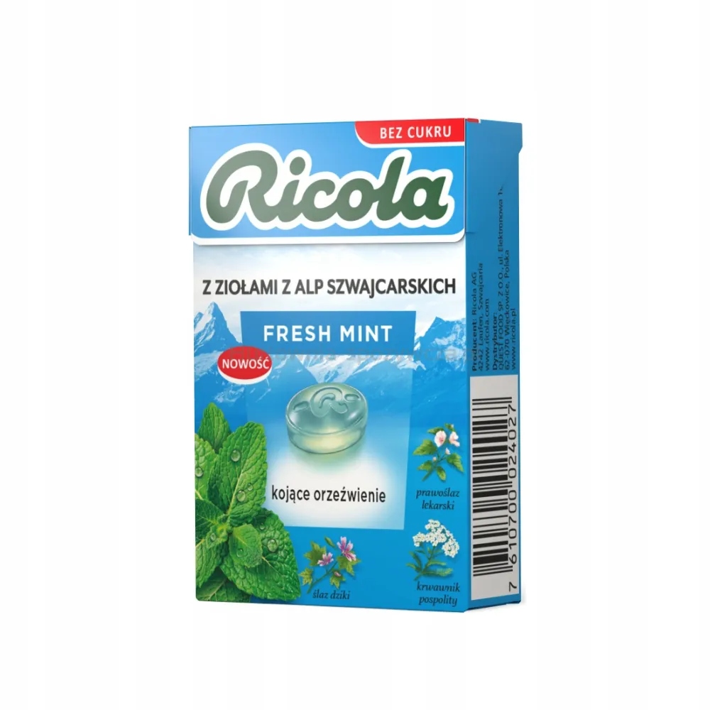 Levně Máta Peprná 27,5 g Ricola