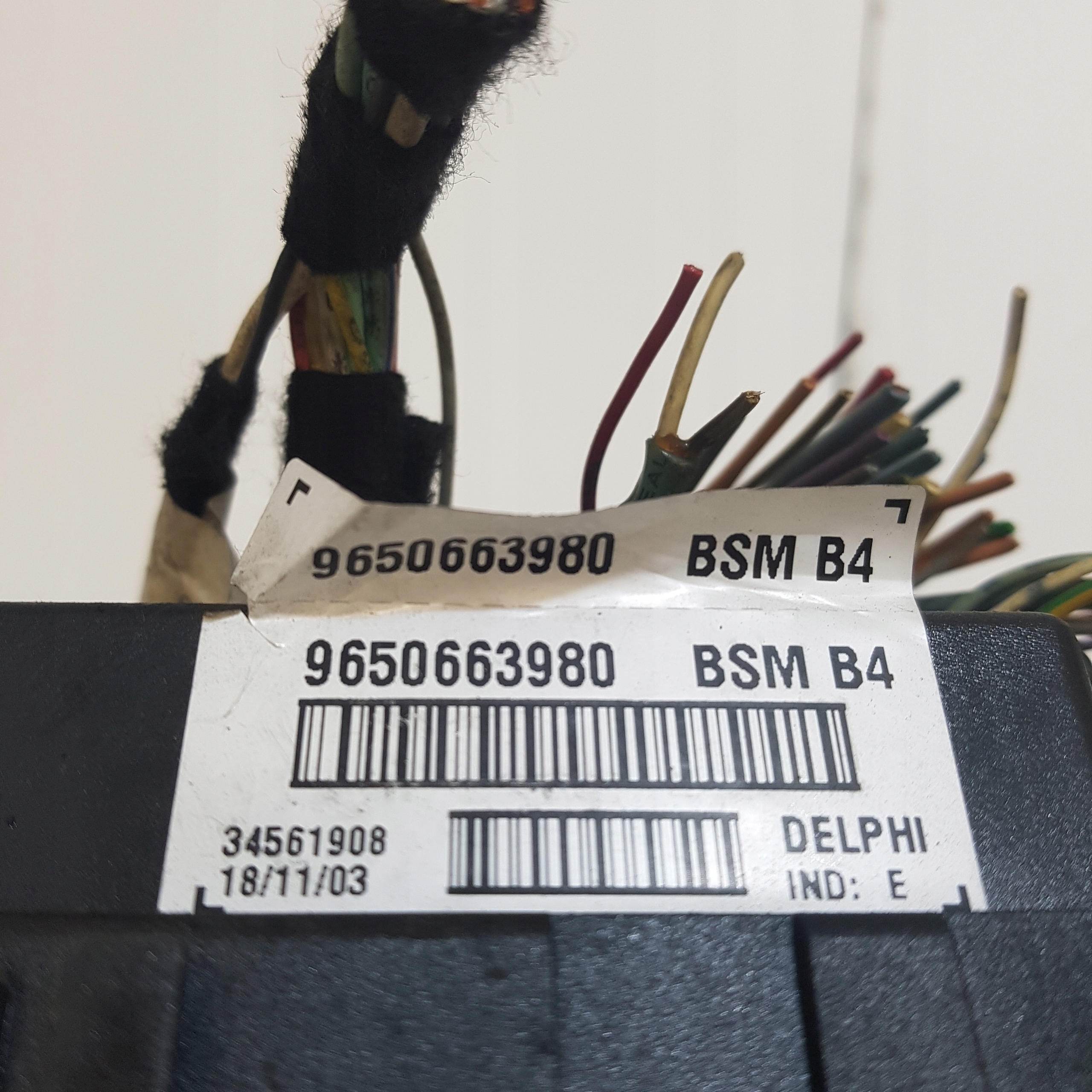 Module BSM PEUGEOT 307 9650663980