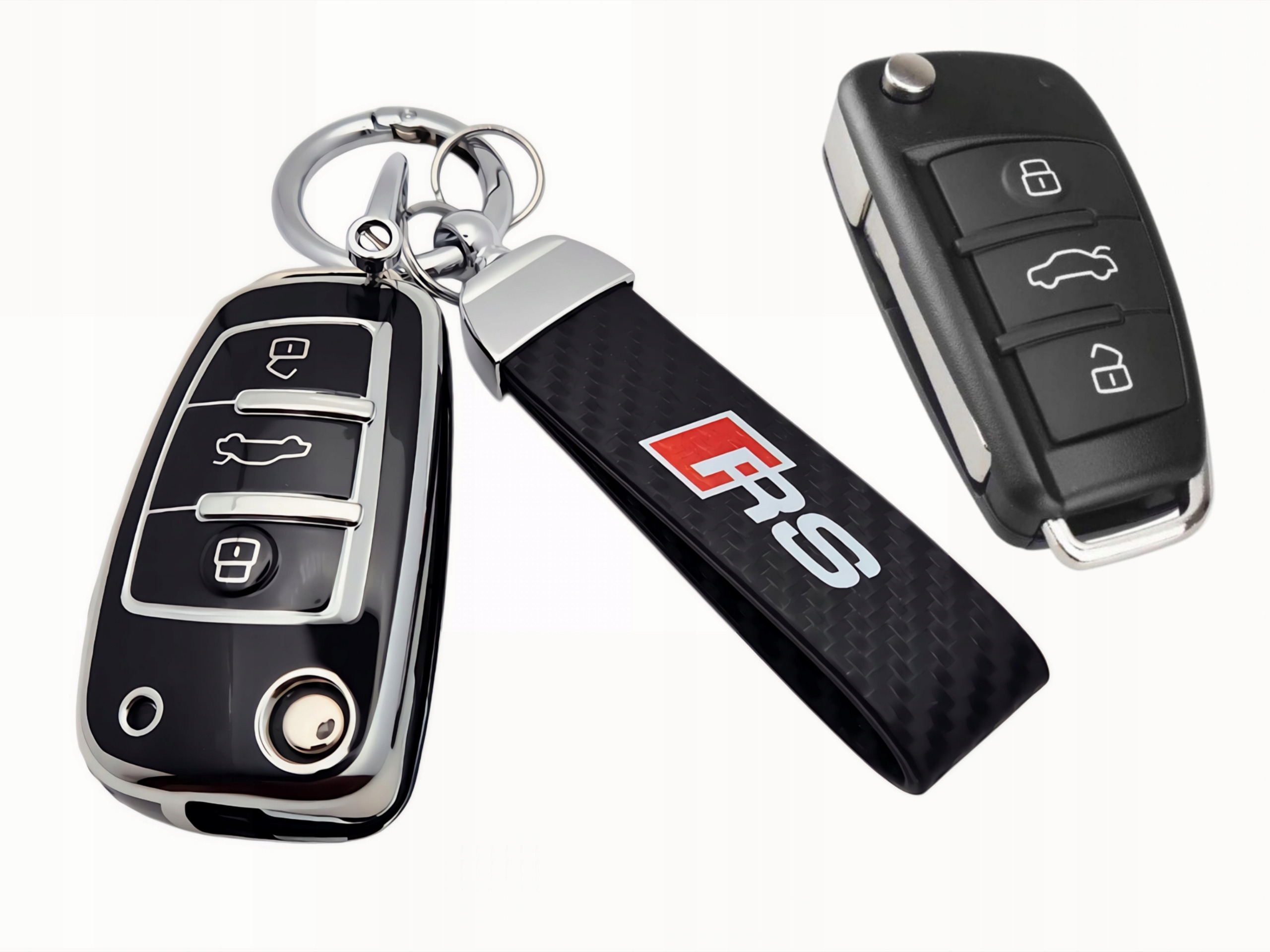 Etui Z Breloczkiem Do Kluczyka Audi A1 A3 A4 A6 Q3 Q7 Tt Allroad