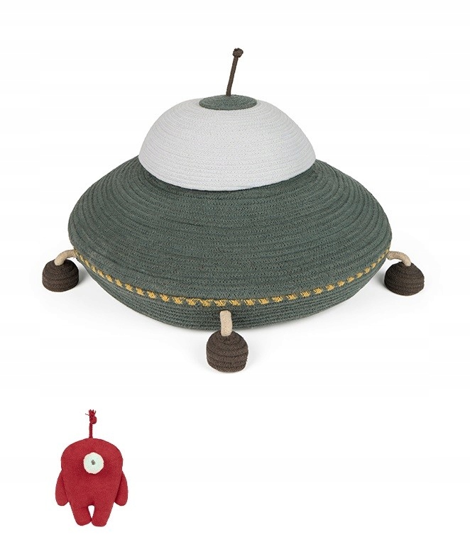 Kosz dekoracyjny Ufo, "Mom, I want to be an astronaut" Lorena Canals