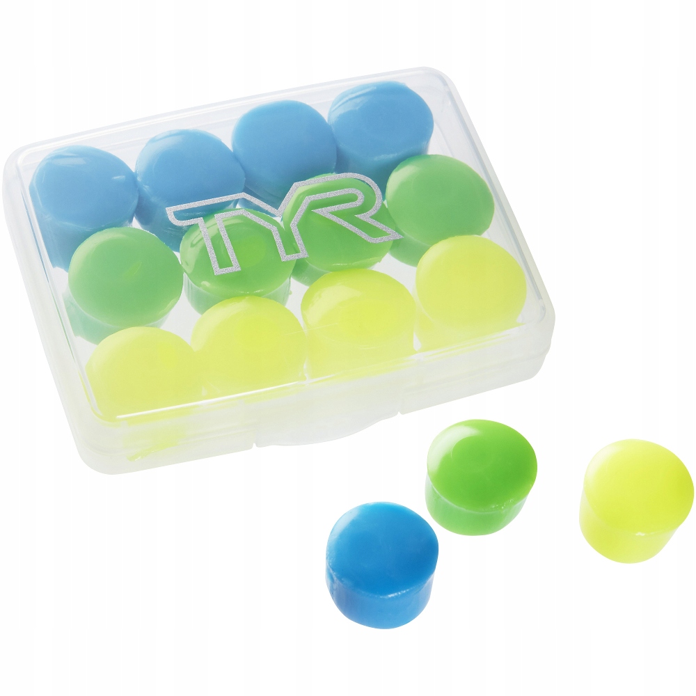 Zatyczki do uszu na basen do pływania dla dzieci Tyr Softslic Ear Plugs