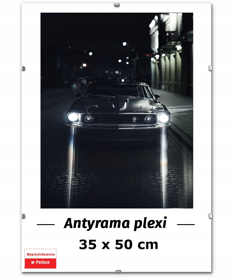 

Antyrama Plexi, 35x50 50x35 cm, Ramka, Fv!