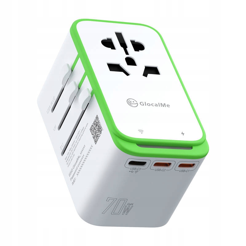 Roamplug adaptér s 4G/LTE Wi-Fi hotspotem GlocalMe Cloud Sim