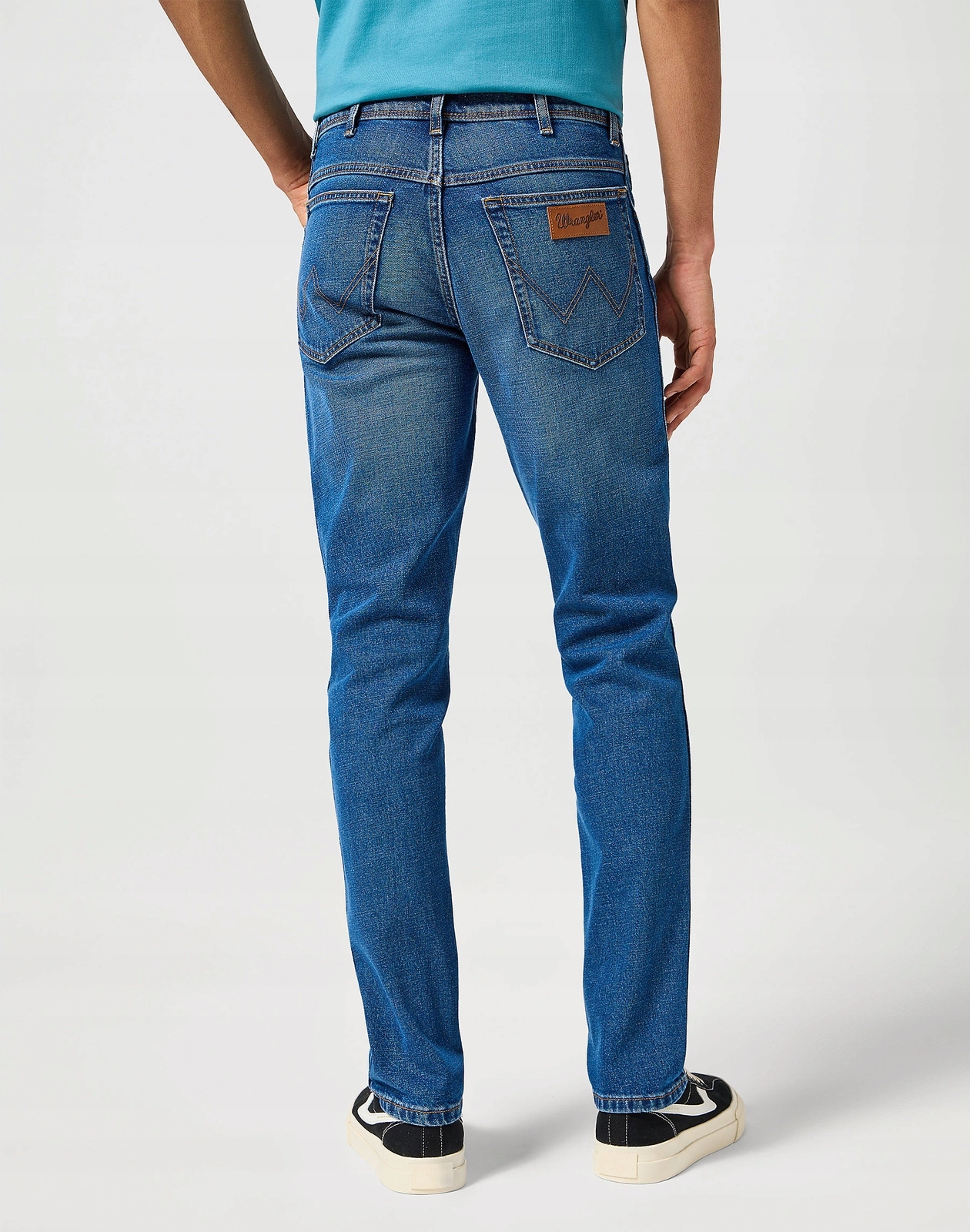 Pánské zúžené džíny Wrangler Texas Slim Raindrop 112355028 30/30