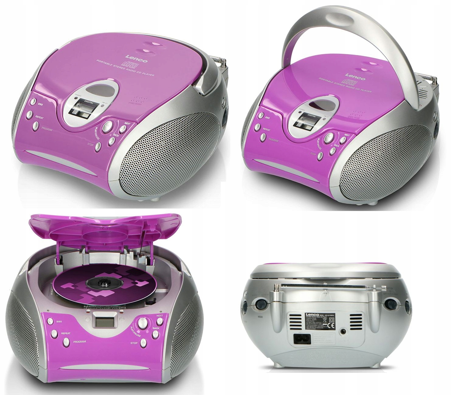 Radioodtwarzacz Hi-Fi Lenco SCD-24 CD KOLORY !!! Model SDC-24