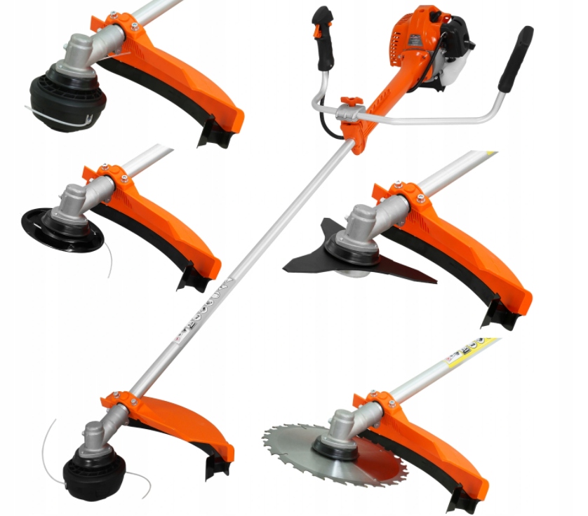 KOSA SPALINOWA PODKASZARKA KOSIARKA WYKASZARKA AMORTYZACJĄ OLEJ ZESTAW XXL Waga narzędzia 8 kg