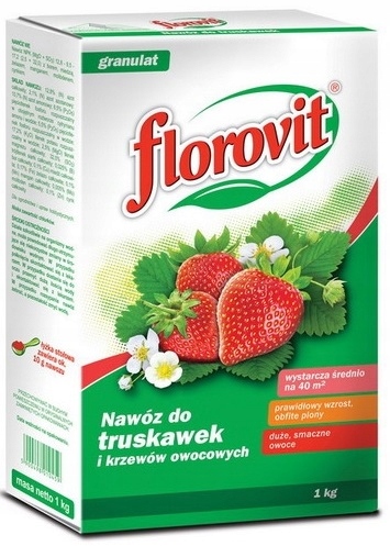 

Nawóz do truskawek krzewów owocowych 1kg Florovit