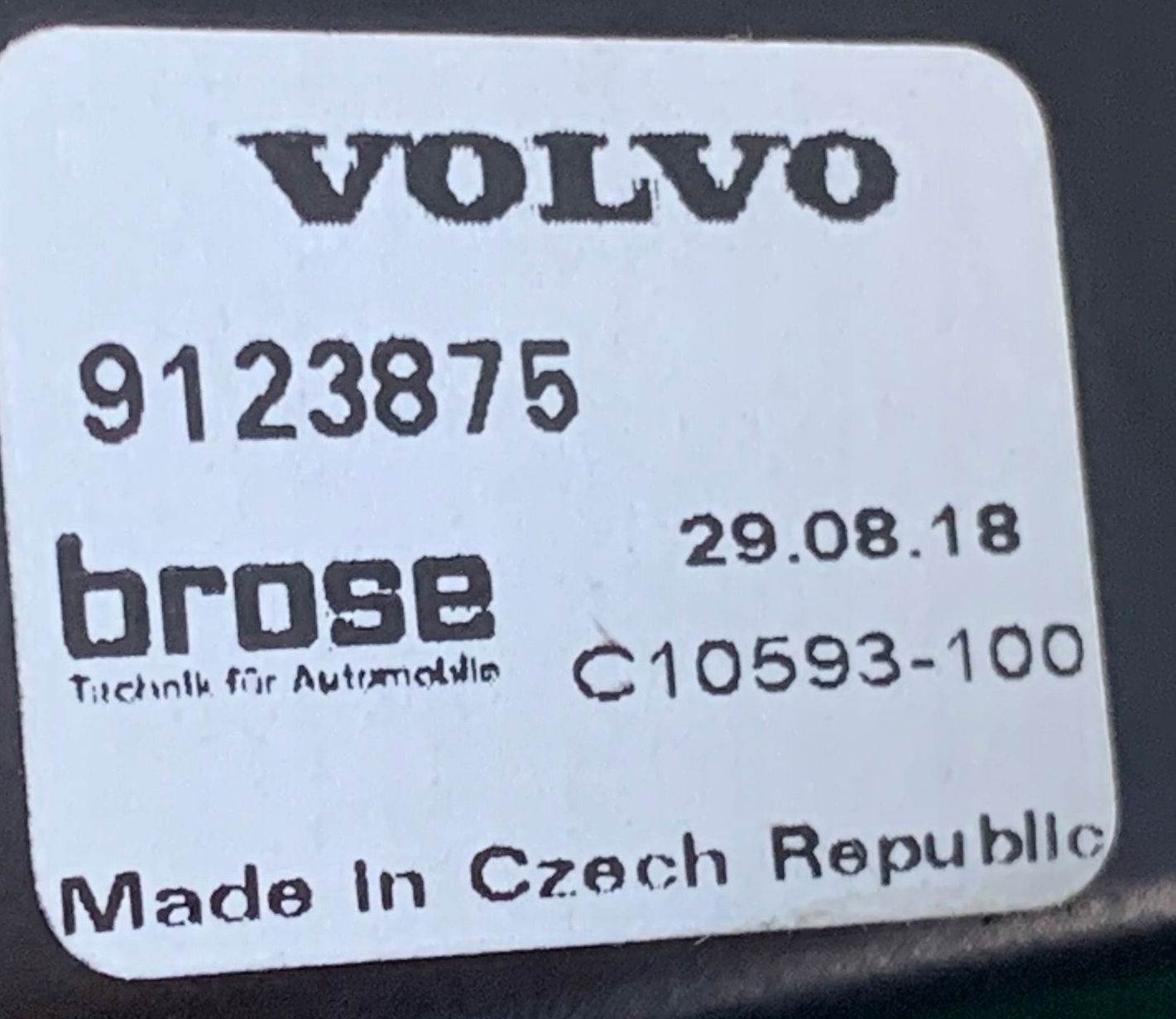 volvo oe 9123875