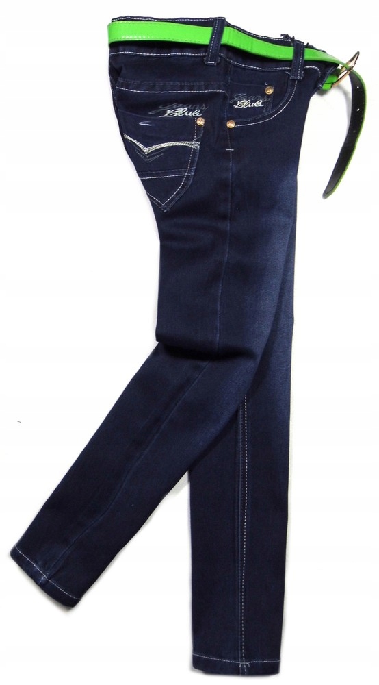 dziewczęce SPODNIE jeans 967 KALINA 152 klasyczne elastyczne Wiek dziecka 12 lat +