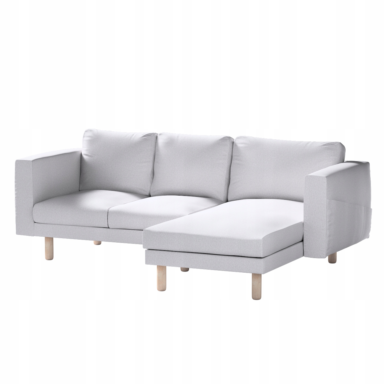Dekoria potah na 3-místnou pohovku Norsborg s lenoškou Ikea, šedý