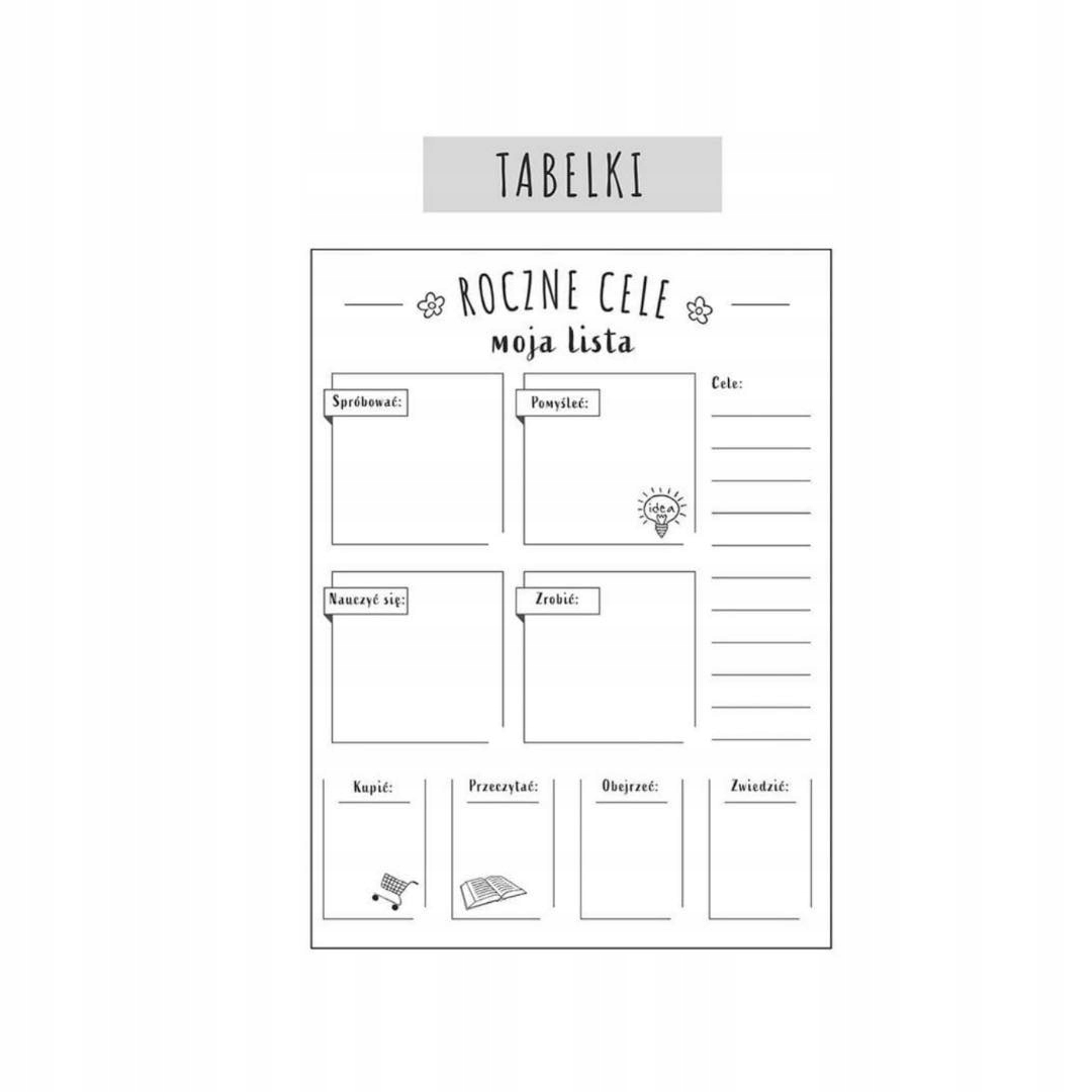 PLANNER KALENDARZ 2024 A5 ORGANIZER NOTES PREZENT DLA MAMY ZESTAW UPOMINEK Rozmiar A5