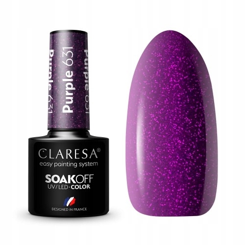 

Claresa Lakier Hybrydowy Purple nr631 5ml Hybryda
